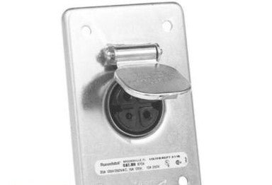 Thomas & Betts Plugs & Receptacles 8943 - RCPT 2P 3W (8943)