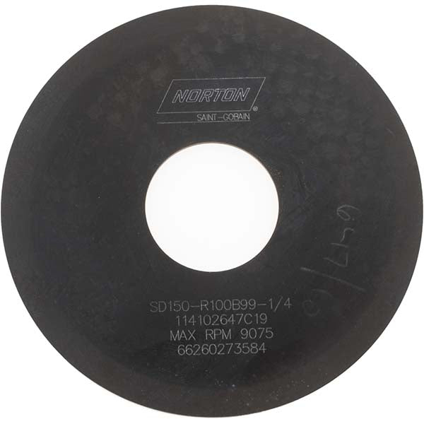 Norton 66260273584 Norton Surface Grinding Wheel: 4" Dia, 1/16" Thick, 1-1/4" Arbor (66260273584)