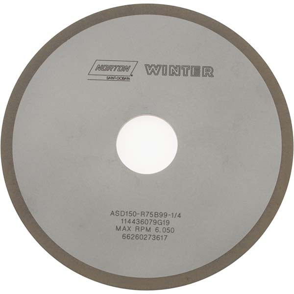 Norton 66260273617 Norton Surface Grinding Wheel: 6" Dia, 1/8" Thick, 1-1/4" Arbor (66260273617)
