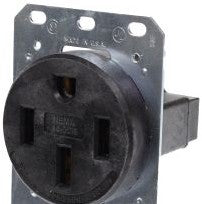 Bryant Electric Plugs & Receptacles 9450FR - Straight Blade Devices, Receptacles, Flush Mount (9450FR)
