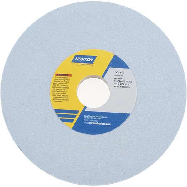Norton 66252940204 Norton Surface Grinding Wheel: 7" Dia, 1/2" Thick, 1-1/4" Arbor (66252940204)