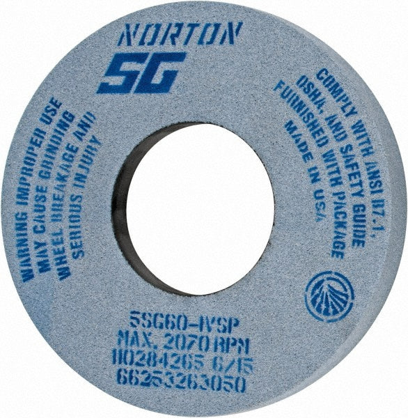 Norton 66253263050 Norton Surface Grinding Wheel: 12" Dia, 1-1/2" Thick, 5" Arbor, 60 (66253263050)