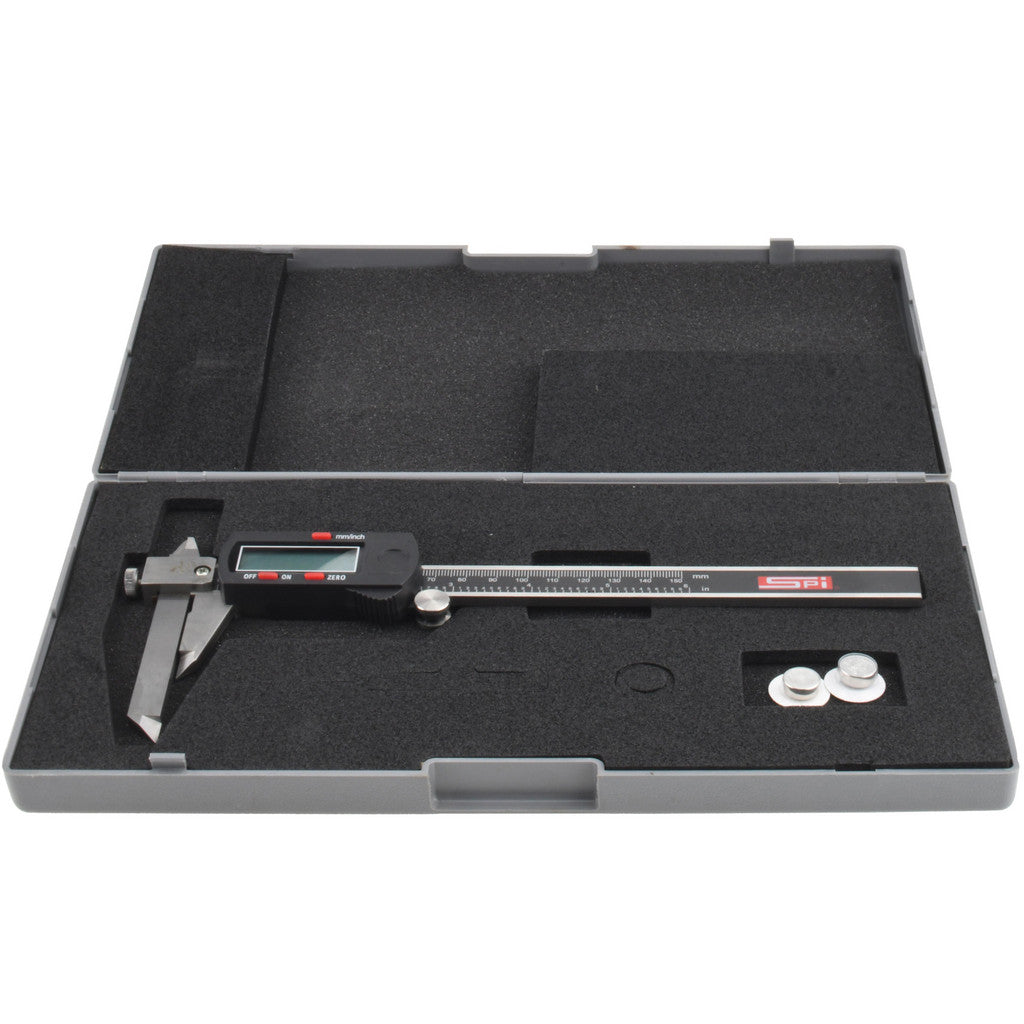 SPI CMS180510001 SPI Electronic Caliper: 150.00 mm/6", ±0.0100 mm/±0.0005" (CMS180510001)