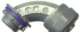 Halex Fittings 96925B - LIQUIDTIGHT FITTING, 2-1/2in., 90 DEGR ZINC DIE (96925B)
