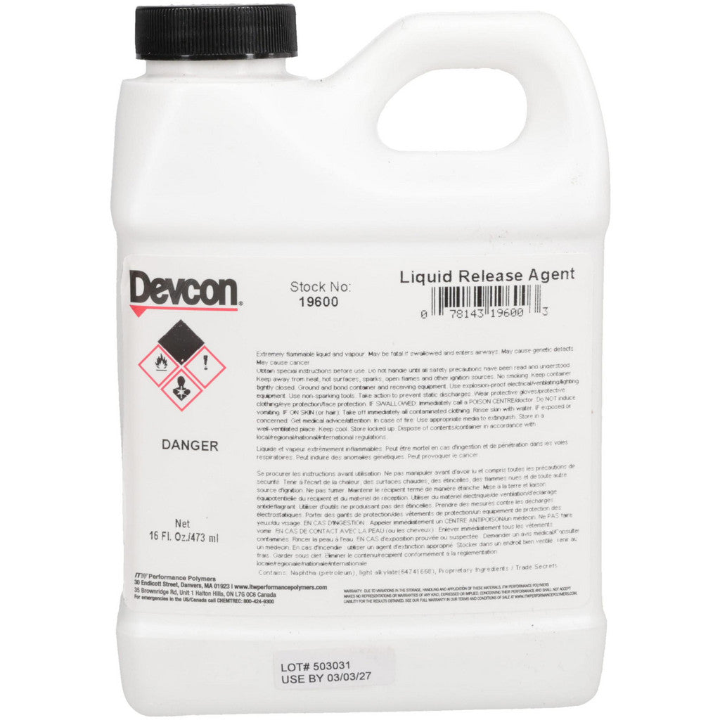 Devcon 19600 Devcon Joint Sealant: 16 oz Bottle, Clear, Silicone (19600)