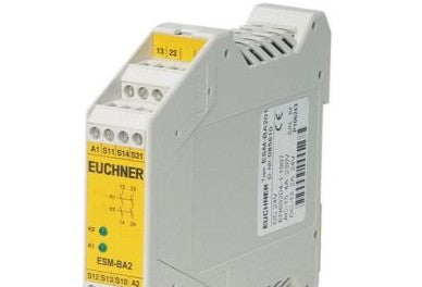 Euchner Safety Relays 097226 - Safety Relay, 2NO, ESM-BA201P, Plug-In Connection (97226)