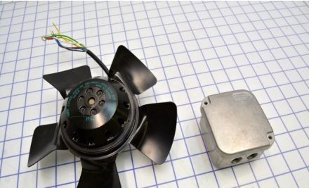 ebm-papst A2D200-AA04-29 - Fan 460VAC 0.11A 65 Watt w/ Term Box (A2D200-AA04-29)