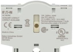 Cutler Hammer AC1NO1NCJ2N - Eaton rotary disconnect S type auxiliary (AC1NO1NCJ2N)