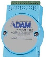 Advantech Programmable Logic Controllers ADAM-4068-BE - 8-Ch Relay Output Module w/ Modbus (ADAM-4068-BE)