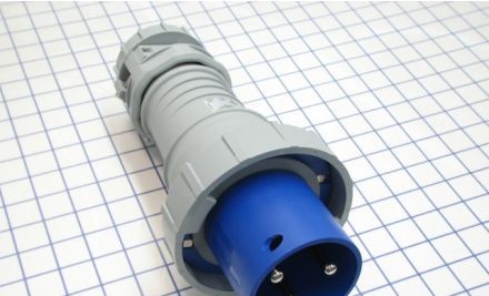 Arrow-Hart Plugs & Receptacles AH3100P6W - Plug Pin&Sleeve 100A 250V 2P3W WT BL (AH3100P6W)