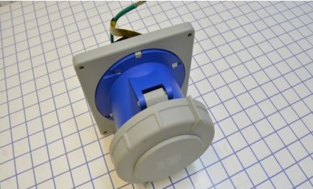 Arrow-Hart Plugs & Receptacles AH3100R6W - Receptacle Pin&Sleeve 100A 250V 2P3W WT BL (AH3100R6W)