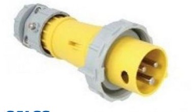 Arrow-Hart Plugs & Receptacles AH330P4W - Plug Pin&Sleeve 30A 125V 2P3W WT YL (AH330P4W)