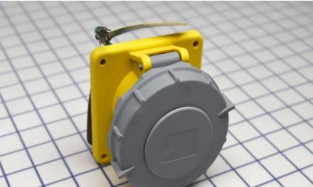 Arrow-Hart Plugs & Receptacles AH332R4W - Receptacle, 32A, 110-120V, 2P3W, Wt/Ylw (AH332R4W)