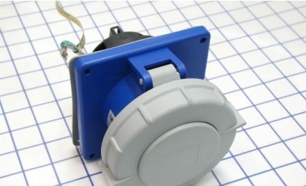 Arrow-Hart Plugs & Receptacles AH360R6W - Receptacle Pin&Sleeve 60A 250V 2P3W WT BL (AH360R6W)