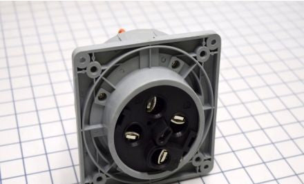 Arrow-Hart Plugs & Receptacles AH4100B12W - Inlet Pin&Sleeve 100A 125-250V 3P4W WT OR (AH4100B12W)