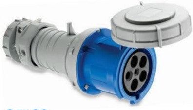 Arrow-Hart Plugs & Receptacles AH4125C6W - Connector Pin&Sleeve 125A 220-240V 2P3W WT BL (AH4125C6W)