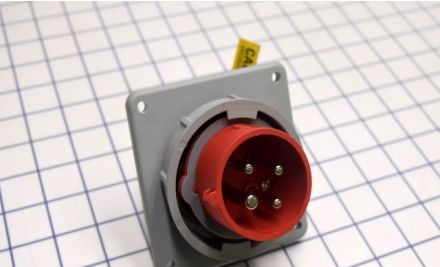 Arrow-Hart Plugs & Receptacles AH420B7W - Inlet Pin&Sleeve 20A 480V 3PH 3P4W WT RD (AH420B7W)