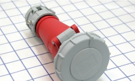 Arrow-Hart Plugs & Receptacles AH420C7W - Connector Pin&Sleeve 20A 480V 3PH 3P4W WT RD (AH420C7W)