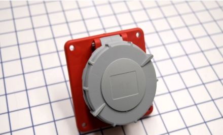 Arrow-Hart Plugs & Receptacles AH420R7W - Receptacle Pin&Sleeve 20A 480V 3PH 3P4W WT RD (AH420R7W)