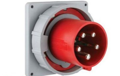Arrow-Hart Plugs & Receptacles AH432B3W - Inlet Pin&Sleeve 32A 380/440V 2P3W WT RD (AH432B3W)