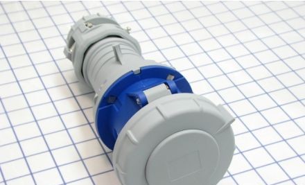 Arrow-Hart Plugs & Receptacles AH460C9W - Connector, 3P-4W, 60A, 250V 3Ph, Blue (AH460C9W)