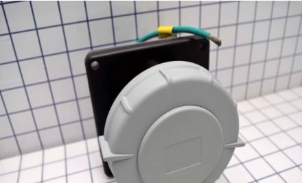 Arrow-Hart Plugs & Receptacles AH460R5W - Receptacle Pin&Sleeve 60A 600V 3PH 3P4W WT BK (AH460R5W)