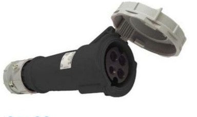 Arrow-Hart Plugs & Receptacles AH5100C5W - Connector Pin&Slv 100A347/600V 3PH 4P5W WT BK (AH5100C5W)