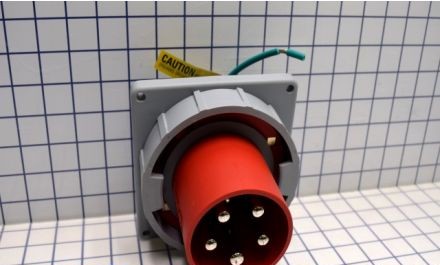 Arrow-Hart Plugs & Receptacles AH5125B6W - Inlet Pin&Sleeve 125A220/415V 4P5W WT RD (AH5125B6W)