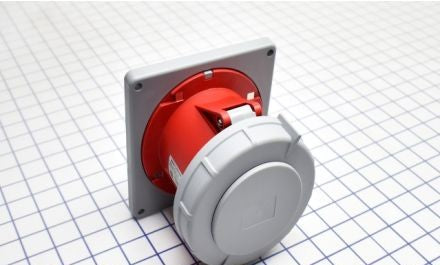 Arrow-Hart Plugs & Receptacles AH5125R6W - Receptacle Pin&Sleeve 125A 220/415V 4P5W WT RD (AH5125R6W)