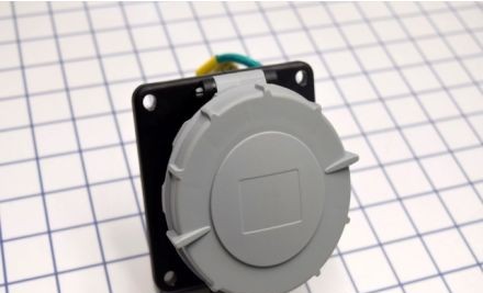Arrow-Hart Plugs & Receptacles AH520R5W - Receptacle Pin&Slv 20A 347/600V 3PH 4P5W WT BK (AH520R5W)