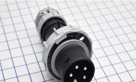 Arrow-Hart Plugs & Receptacles AH530P5W - Plug Pin&Slv 30A 347/600V 3PH 4P5W WT BK (AH530P5W)