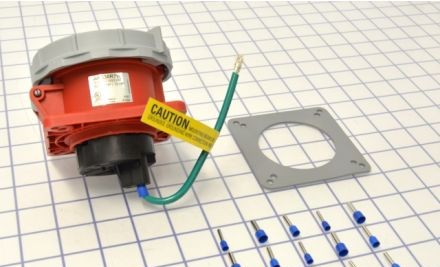 Arrow-Hart Plugs & Receptacles AH530R7W - Receptacle Pin&Slv 30A277/480V 3PH 4P5W WT RD (AH530R7W)