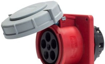 Arrow-Hart Plugs & Receptacles AH560R7W - Receptacle Pin&Slv 60A 277/480V 3PH 4P5W WT RD (AH560R7W)