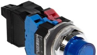IDEC Switches ALD212611DNUS - Pushbutton, Mom, Blu, Ext, 120VAC XFMR (ALD212611DNUS)