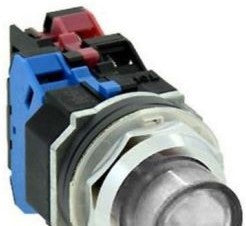 IDEC Switches ALD212611DNUW - Pushbutton, Mom, Wht, Ext, 120VAC XFMR (ALD212611DNUW)