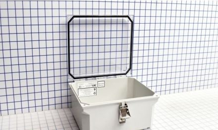 Allied Moulded Products Enclosures AMU1084CCL - Enclosure, 10in.Hx8in.Wx4in.D, N4X (AMU1084CCL)