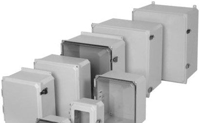 Allied Moulded Products Enclosures AMU1426LF - Enclosure, 14in.Hx12in.Wx6in.D, N4X (AMU1426LF)