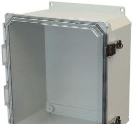 Allied Moulded Products Enclosures AMU1648CCLF - Enclosure, 16in.Hx14in.Wx8in.D, N4X (AMU1648CCLF)