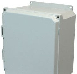 Allied Moulded Products Enclosures AMU1648F - Enclosure, 16in.Hx14in.Wx8in.D, N4X, Fiberglass (AMU1648F)