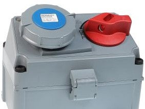 Mennekes Electrical Products AMX1A-919015 - 30A Switch Interlocked Receptacle, 2 Pole, 3 (AMX1A-919015)