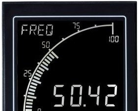Trumeter Panel Meters & Gauges APM-FREQ-ANO - FREQ METER, NEG LCD WITH OUTPUTS (APM-FREQ-ANO)