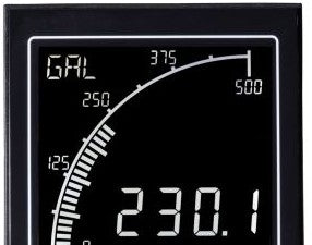 Trumeter Panel Meters & Gauges APM-PROC-ANO - PROCESS NEG LCD WITH OUTPUTS (APM-PROC-ANO)