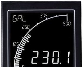 Trumeter Panel Meters & Gauges APM-RATE-ANO - RATEMETER NEG LCD WITH OUTPUTS (APM-RATE-ANO)