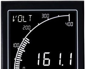 Trumeter Panel Meters & Gauges APM-VOLT-ANO - VOLT METER, NEG LCD WITH OUTPUTS (APM-VOLT-ANO)