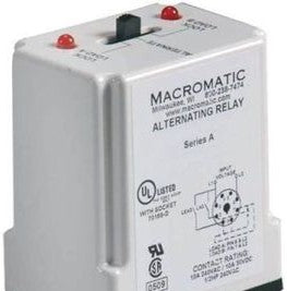 Macromatic Relays ARP120A2R - Alternating Relay, 120VAC, DPDT 10A Output (ARP120A2R)