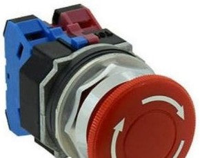 IDEC Switches AVD304NUR - Pushbutton, 30mm Estop Push Turn 4NC Red (AVD304NUR)