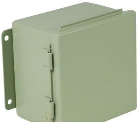 Wiegmann Enclosures B080804 - N12 JIC Lift-Off Cover 8X8X4 Carbon Steel - Gray (B080804)
