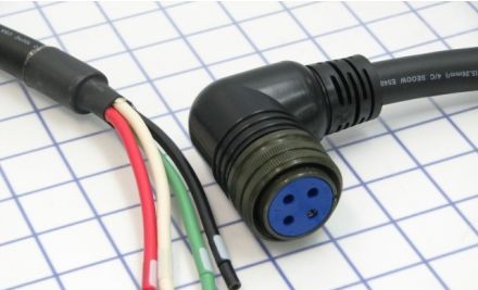 Yaskawa Miscellaneous B2E-03(A) - PWRD PWR CBL, 3M MOLDED MS STYLE,S2, S5 (B2E-03(A))