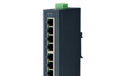 Advantech Ethernet Switches BB-ESW108-A - 8 FE Unmanaged Switch w/Wide Temp. Low A (BB-ESW108-A)