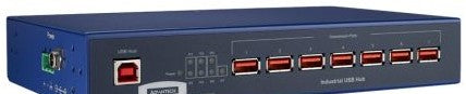 Advantech Ethernet Switches BB-UHR207 - ULI-417I USB 2.0 Hub, 7 Port, Industrial (BB-UHR207)